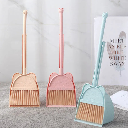 Children Small Broom Mini Dustpan Set Simulation Cleaning Tools